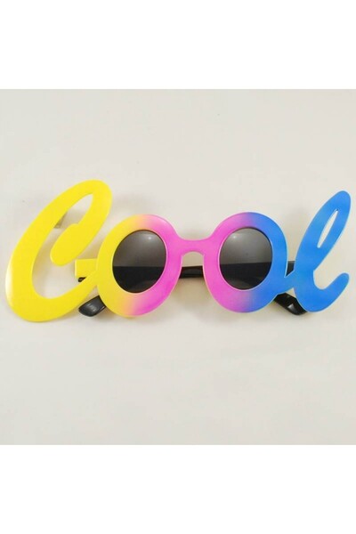 Skygo Cool Written Colorful Party Glasses 21x8 Cm