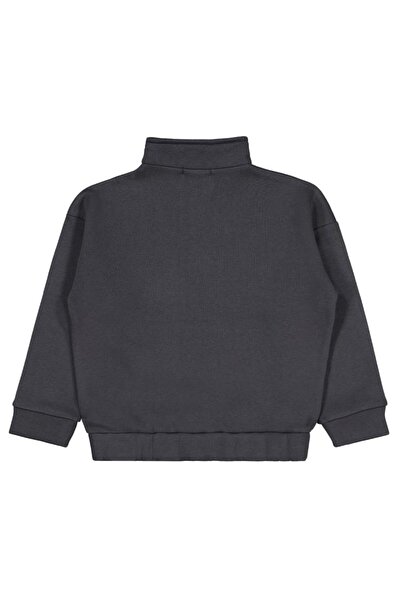 Civil Boys سويت شيرت ريلاكس يلدز مطبوع للأعمار من 6 إلى 9 سنوات - رمادي للأعم...