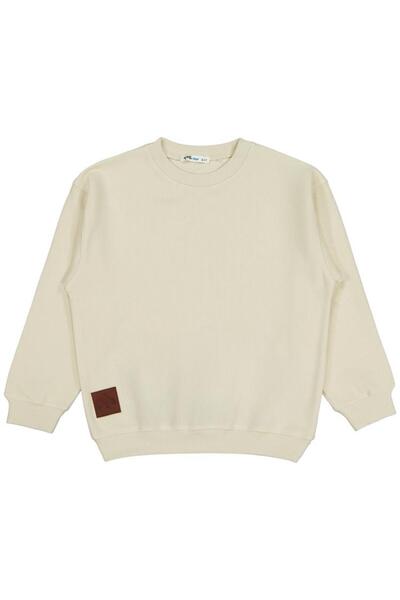 Civil Boys Karyoka Stitched Sweatshirt for Ages 10-13 - Beige13-14 Years Old