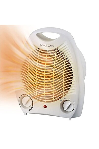 Optim Solution Electric Fan Heater, 2000W, Adjustable Thermostat, Hot/Warm/Cold Air, LED Indicator, Overheat Protec