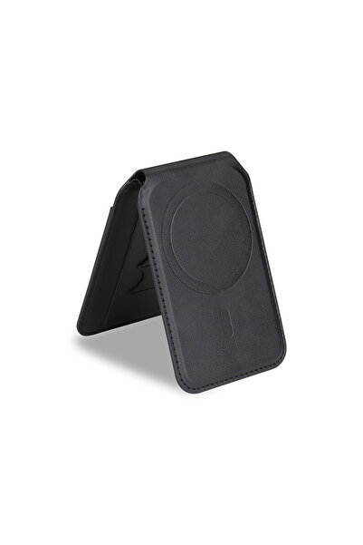 UnDePlus Magnetic Pu Leather Wallet Card Holder with 3 Card Slots Compatible with M-Safe Crd-11