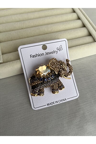 ZRN AKSESUAR BROŞ FİL FİGÜRLÜ ÇOK ŞIK CEKET VE KABANLARIMIZDA ŞIKLIK