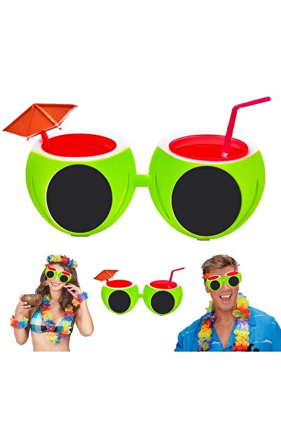 Skygo نظارات حفلات الصيف الاستوائية هاواي على شكل البطيخ