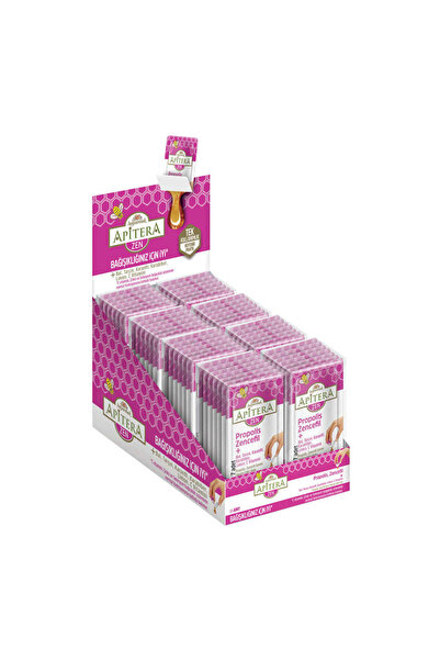 Apitera Zen Doğal Bal, C Vitamini, Çinko, Zencefil, Tarçın, Karanfil Karabiber Limon ve Propolis İçeren 56lı