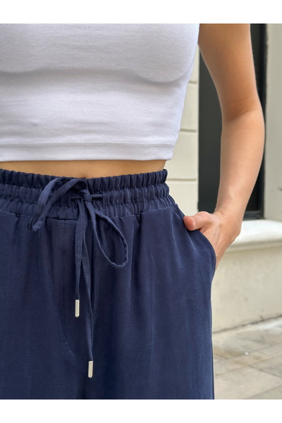 MİA NOURA Women's Knitted Fabric Tiril Tiril Soft Fabric Pants