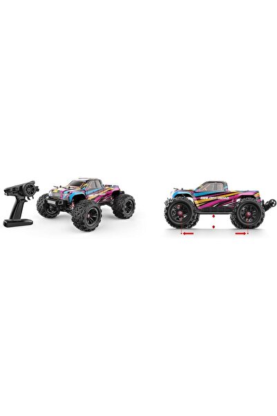 MJX Brushless 1:16 Scale High-Speed RC Off-Road Monster Truck (Pink)