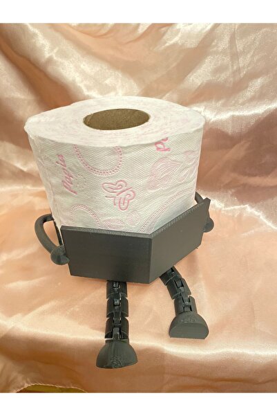 Eta3d 3D Printing Sitting Figure Toilet Paper Holder – Decorative Stand