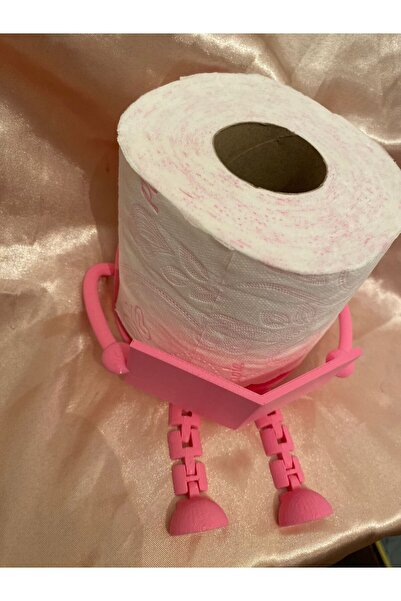 Eta3d 3D Printing Sitting Figure Toilet Paper Holder – Decorative Stand