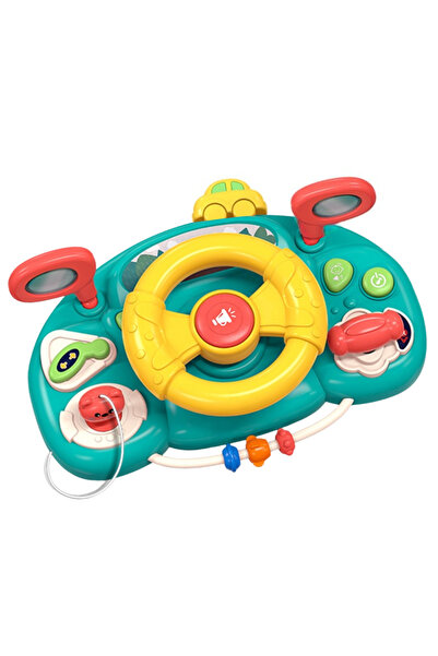 Gopo Toys Jucarie Educativa Multifunctionala pentru Copii - Volan Interactiv cu Sunete si Lumini