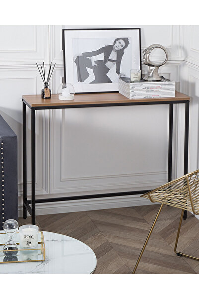 VariFurnx 100*30*80cm Console Table Entryway Sofa Table Entrance Table Kitchen Bar Display Table Storage Shelf