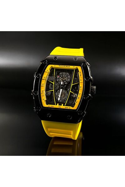 G Sport POLO Richard Mille Model Premium Üst Kalite Silikon Erkek Kol Saati (...