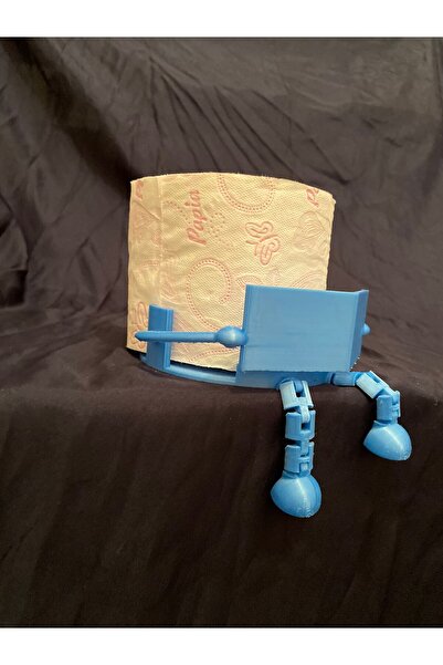Eta3d 3D Printing Sitting Figure Toilet Paper Holder – Decorative Stand