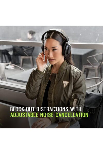 Shure AONIC 40 Over Ear Wireless Noise Cancelling Headphones - Black