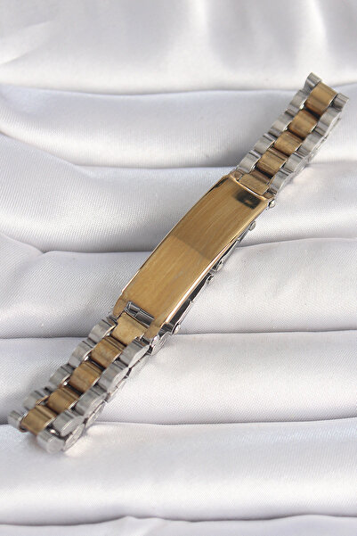 Skygo 316L Steel Gold Silver Color Chain Imprint Model Men's Bracelet - Tj-Eb3724