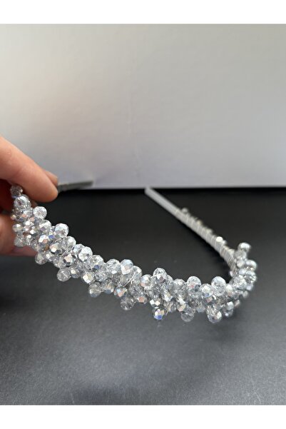 Store Gelin aksesuar özel gün taç gri