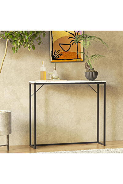 VariFurnx 100*30*80cm Console Table Entryway Sofa Table Entrance Table Kitchen Bar Display Table Storage Shelf