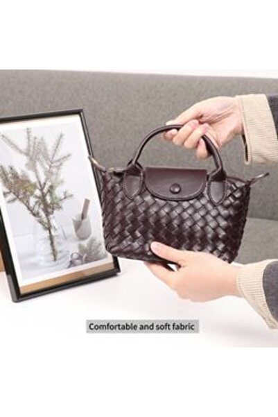 D Dive DDive Mini Small Size Braided Luxury Leather Women's top Handle Haag Fashndbion