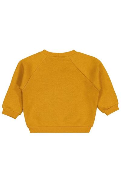 Civil Baby Keep Smiling Labelled Basic 6-18 Months Sweatshirt - Mustard 18-24 Months