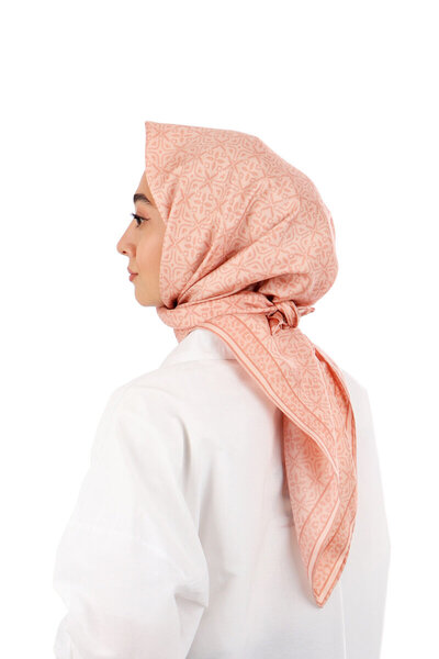 Bursa İpek Μεταξωτό μαντήλι με σχέδιο σολομού