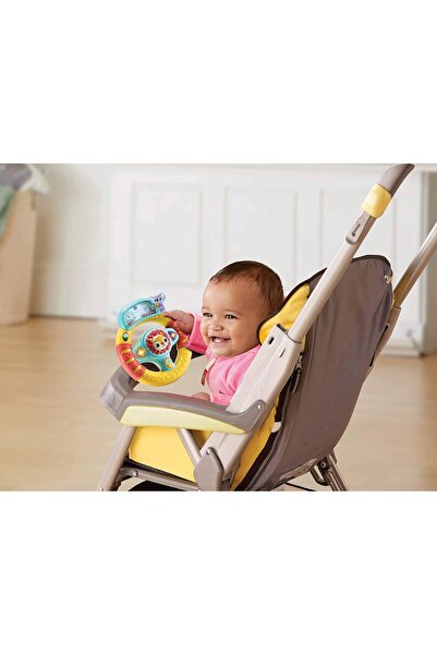 VTech Baby Roar & Explore Wheel - Interactive Steering Wheel Toy, 3 months+, Multicolor