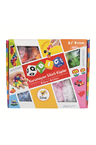 Lino Qbic Non-Drying Magic Cubes - 8 Colors
