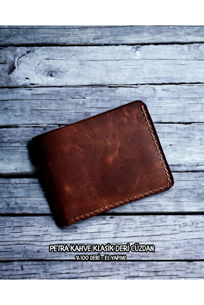 Nicevia Petra Brown Classic Leather Wallet