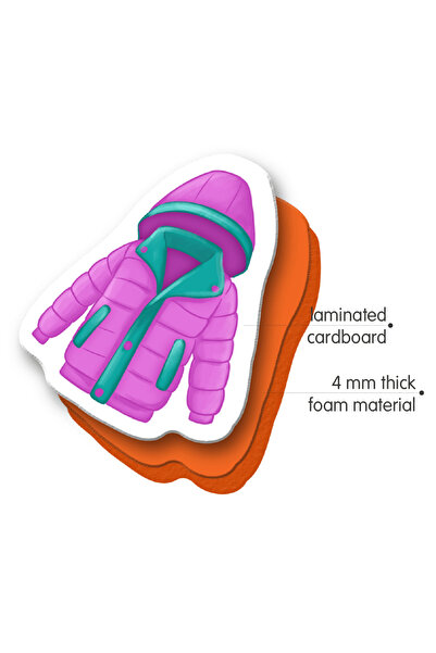 PUEDO Bavulunu Topla Mevsimler, Cırt Cırtlı Eşleştirme Oyunu