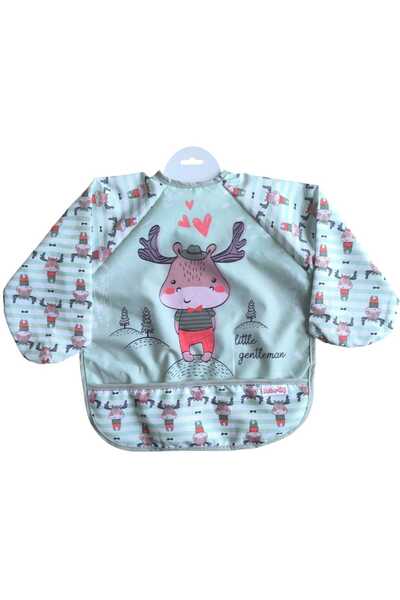 Bebechi مريلة لورا بيبي طويلة الأكمام مقاومة للسوائل للطعام والأنشطة