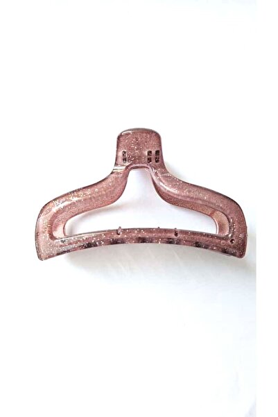 cityvision Silvery Oval Model Dusty Rose Color 11 cm Women's Hair Clip - Stylish and Durable
