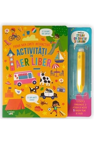 Editura Litera Activitati in aer liber. Prima mea carte interacti