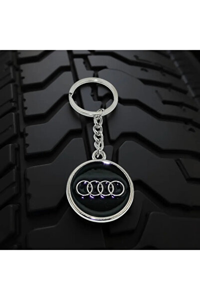 Magrot Audi metal keychain with chain - Simple Model 25065