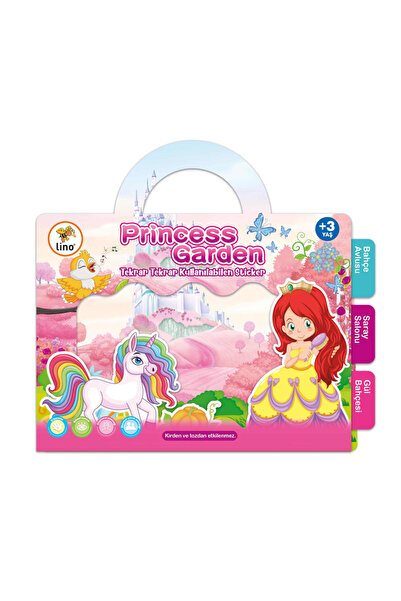 Lino Tekrar Kullanılabilen Sticker - Princess Garden