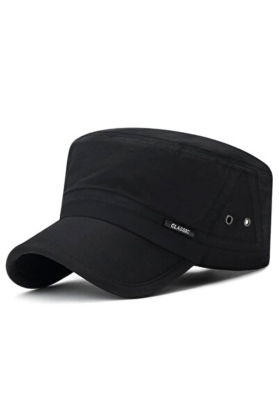 PICADİLİ Sapca pentru barbati, SP057, Negru