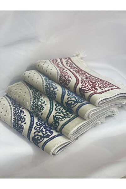 GÜRLEK TEKSTİL Velvet Glitter Woven Dowry Box with Cover Steel Glitter Prayer Rug