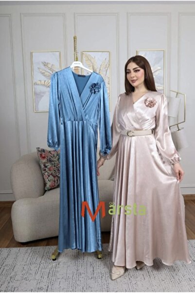 MARSTA Turkish Satin Dress Sater