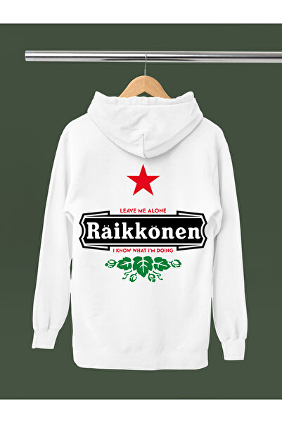 MAGORS Hanorac F1 cu mânecă lungă din bumbac imprimat KIMI RAIKKONEN, cu cu c...