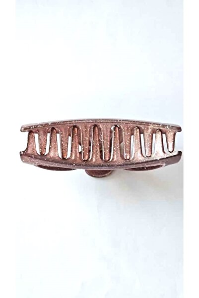 cityvision Silvery Oval Model Dusty Rose Color 11 cm Women's Hair Clip - Stylish and Durable