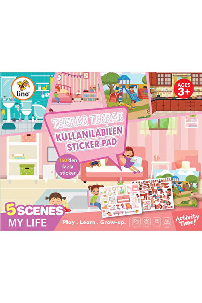 Lino Tekrar Kullanabilen Sticker Pad - Günlük Hayat