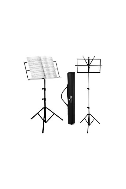 OEM Stativ pentru partituri cu husă inclusă, reglabil, metal, negru