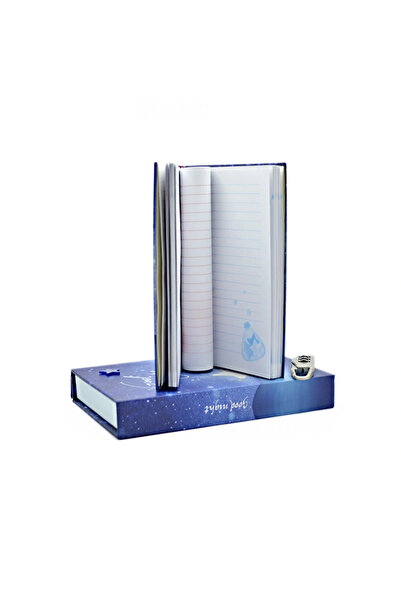 Evistro Kilitli Kutulu Ajanda Günlük Not Hatıra Defteri Notebook Çok Renkli