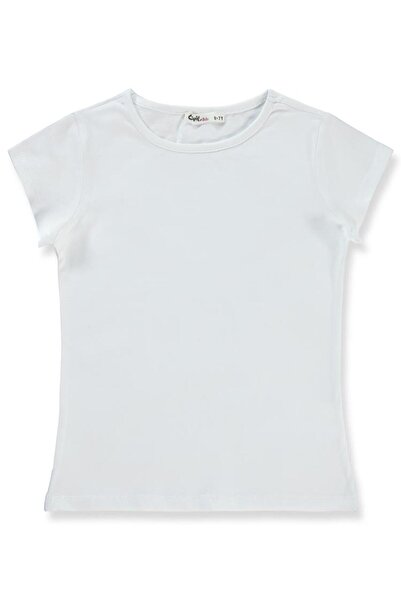 Civil Girls Basic 10-13 Years Old T-Shirt - White11-12 Years Old