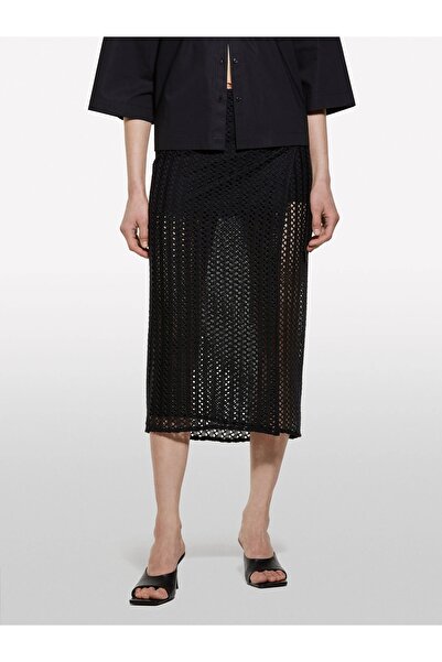 Sisley Women's Crochet Lined Long Pareo 325P60Fsw800Q-Sis700