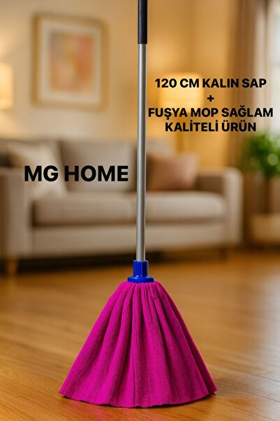 MG HOME Orjinal Mikrofiberli Metal Sopalı Temizlik Seti Mop Rengi Stok Durumu...