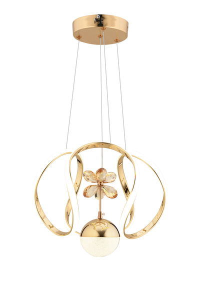 Dekorluna Modern Deko Gold Sarkıt Led Avize Beyaz Işık Salon Mutfak Oda Hol Ledli Avize