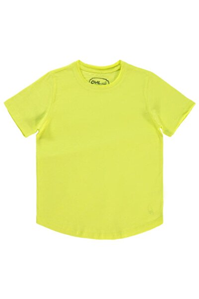 Civil Boys Flame Sailing Embroidered T-Shirt for Ages 10-13 - Yellow13-14 Years Old