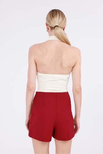 Pulli Collection Μπροστινή φούστα άνοιγμα Mini Shorts