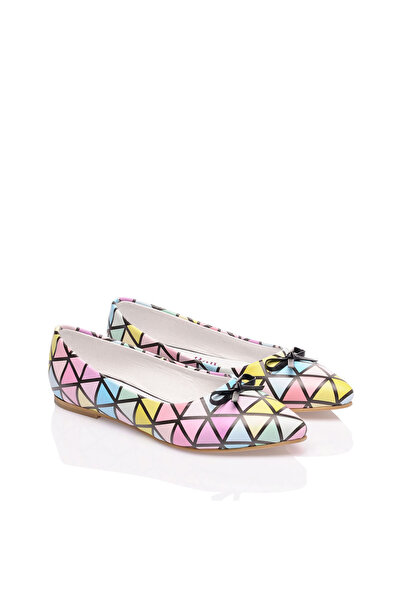 JustBow Colorful Printed Women's Ballerinas