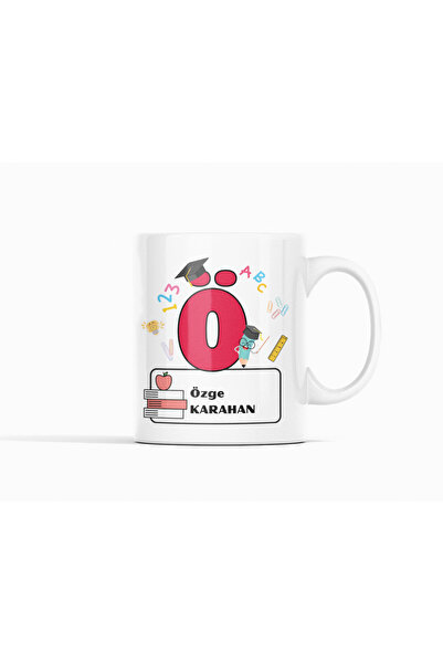 Nino Store Special Design Gift B Printed Mug for Teachers Starting with the Letter O