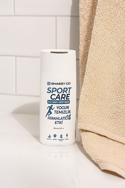 GHASSY CO. Ghassy Co Fresh Scent 2’si 1 Arada Saç + Vücut Şampuanı 200 ml