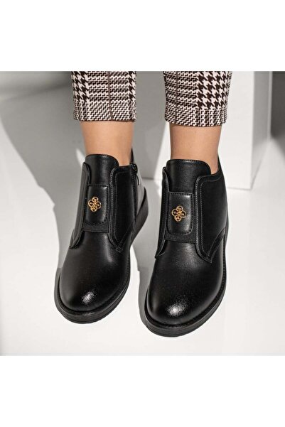 Modlet.ro Women's black platform boots MOD07072